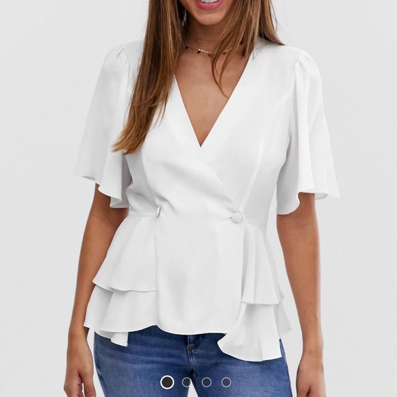 ASOS Tops - ASOS design tux top ,Size S
